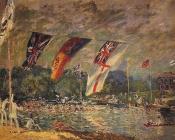 阿尔弗莱德 西斯莱 : Regatta at Molesey
